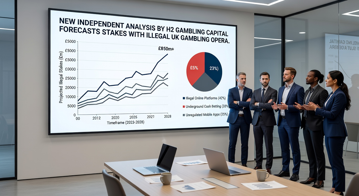 UK Gambling Commission building with regulatory documents overlay, highlighting 2026 changes