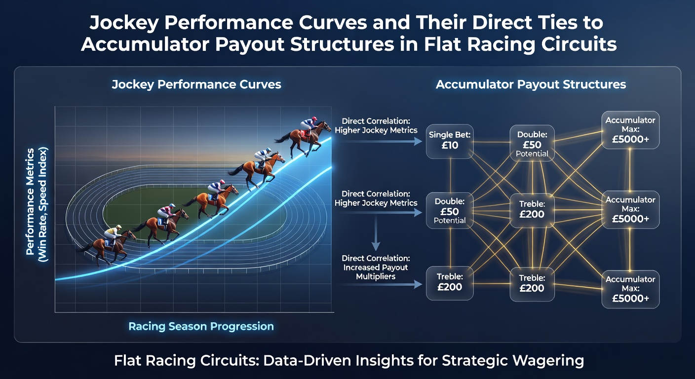 Jockey performance analysis chart in flat racing
